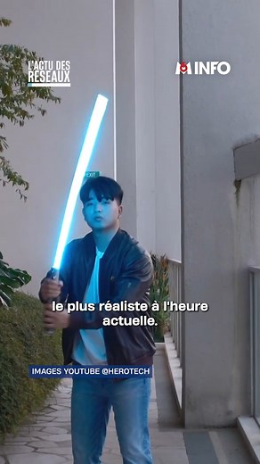 Ce youtubeur a fabriqué un sabre laser tellement réaliste qu'il fait pâlir les plus grands fans de Star Wars. | M6 Info