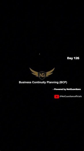 Business Continuity Plan (BCP) Explained in 60 sec| Risk Management | Lecture 126