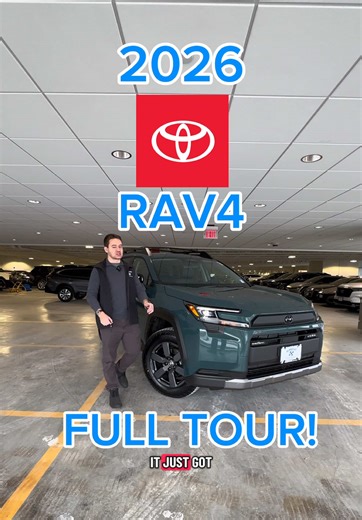 Today we’re doing a full review of the all-new 2026 Toyota RAV4 Woodland. This Woodland trim gives you lots of off-road touches that make the all-new RAV4 even better. What do you think of the 2026 Toyota RAV4? Let us know! #fyp #viral #carsoftiktok #rav4 #toyotarav4