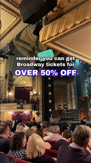how to get 50% off BROADWAY tickets