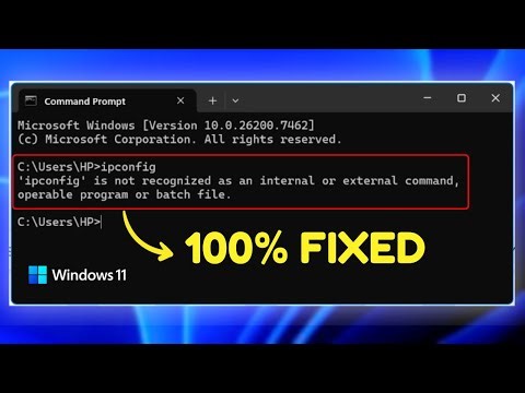 Fix Is Not Recognized as an Internal or External Command in Windows 11 / 10 - How To Fix CMD Error ✅