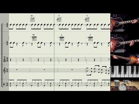 How to play : Misery - The Beatles - guitar, bass, drums, piano