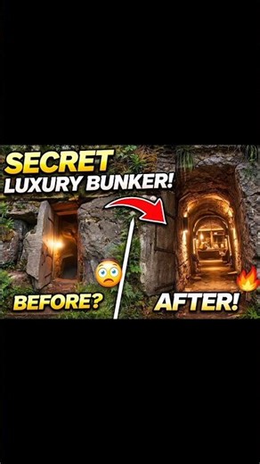 “Secret Cave Bunker 😳 From Hidden Tunnel To Luxury Underground Room!”