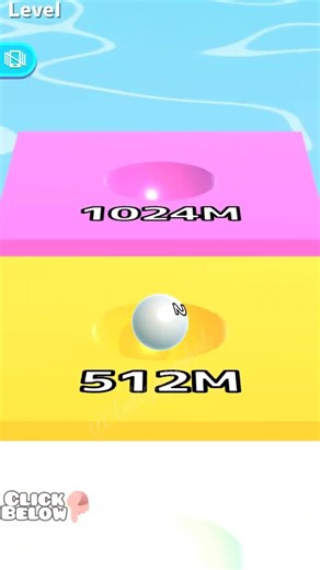 Smallest 2 Number White Ball Reaches Highest Tile Impossible 😱🔥 Ball Run Infinity #shorts