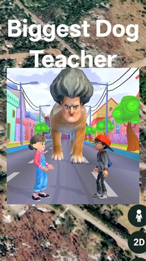🤯😶‍🌫️Biggest Dog Teacher Is Real on google map🗺️#shots #reel #trending #viral #googleearth #map