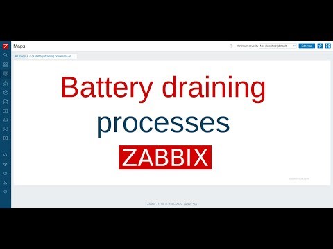 Most battery draining processes, Windows workstation, Zabbix