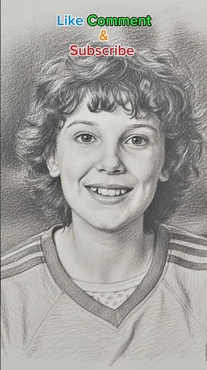 Drawing Eleven from Stranger Things #drawing #art #shorts