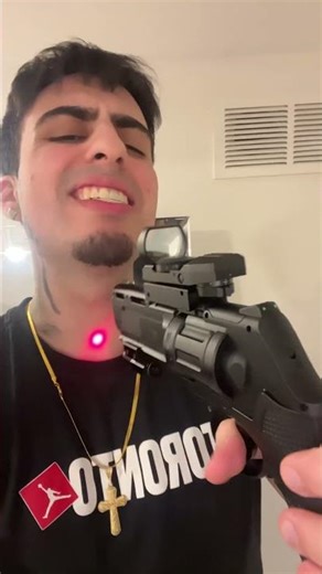 I got the best nerf pistol #airsoft #paintball