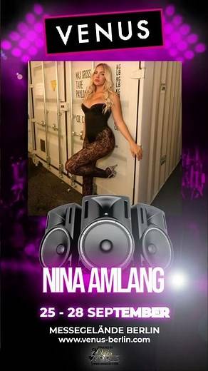 Nina Amlang auf der Venus Messe 2025 in Berlin