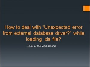 Fix .xls issue in 5 mins in SSIS