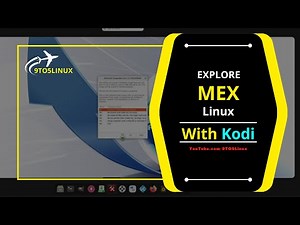 MeX Linux 64 bit with the Ubuntu Desktop Minimal and Kodi