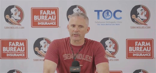 Mike Norvell reviews first day of FSU spring practice: “Guys moved well and moved confident”