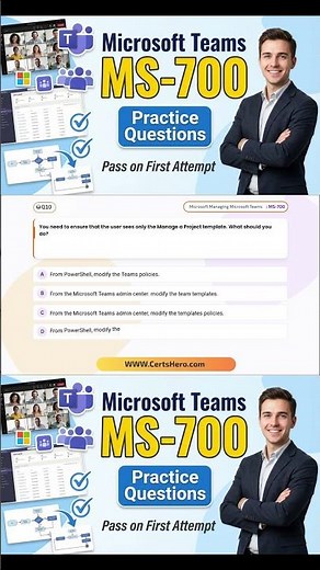 MS-700 Practice Questions | Managing Microsoft Teams #MS700 #ManagingTeams
