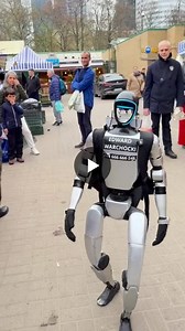 Meet Edward Warchocki a humanoid robot influencer built on the Unitree G1, created by Radosław Grzelaczyk and powered by AI developed by Bartosz Idzik. Edward can hold autonomous conversations, move… | Marcelina Maciag