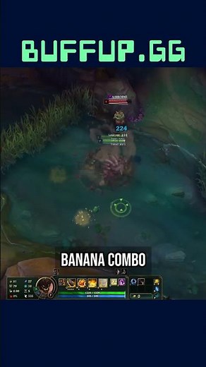 HOW to do Malphite's BANANA COMBO #leagueoflegends #gamers