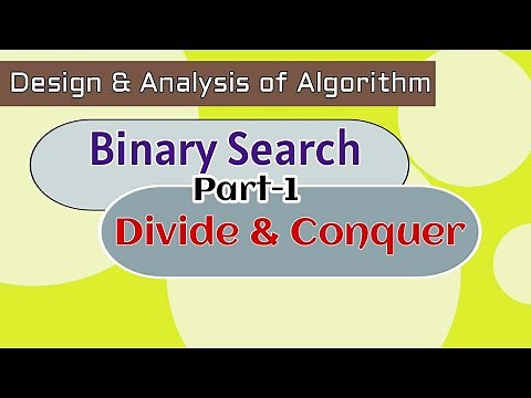 Binary Search using Divide and Conquer | Design and Analysis of Algorithm | Hindi