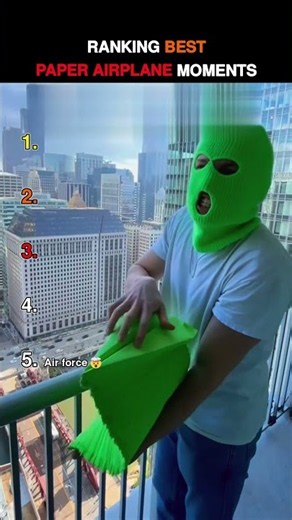 Ranking Best Paper Airplane Moments