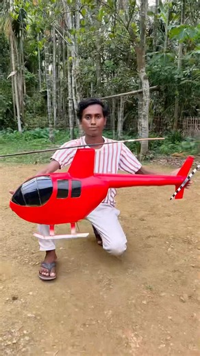 Ajke homemade helicopter tar colour change korlam | big Remote Control helicopter #dailyvlog