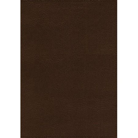 Zondervan 247093 ESV Thompson Chain - Reference Bible - Brown Leathersoft - Walmart.ca