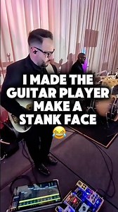 I Made the Guitar Player Make a STANK FACE 😂