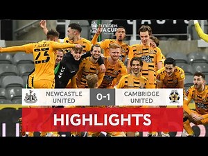 Joe Ironside Upsets The Magpies | Newcastle United 0-1 Cambridge United | Emirates FA Cup 2021-22