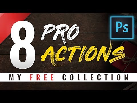 8 PRO Effects Photoshop Actions by Webflippy!