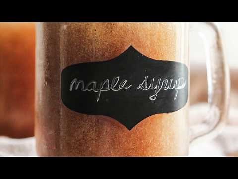 2-Calorie Homemade Maple Syrup (sugar free, low carb, vegan)