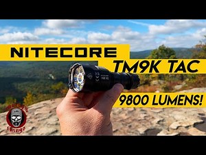 This light is a MONSTER! Except... - The 9800 Lumen Nitecore TM9K TAC Flashlight Chrispy Review!