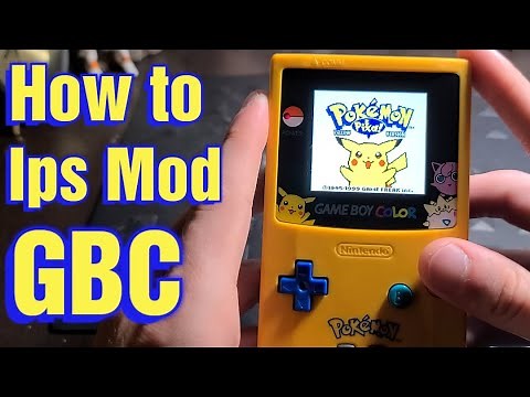 Funnyplaying Gameboy Color Backlight IPS Kit (No Soldering) #nintendo #gameboycolor #pokemon