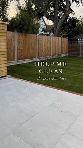 These porcelain tiles will be the end of me! 😂 I had a vision of sparkling tiles, and a before and after ‘tap to clean’ moment. In reality I’ve had 2 attempts at cleaning them and all I’ve managed are tired arms and mild resentment. So please can you drop your tried and tested porcelain tile cleaning products in the comments as I am reluctant to spend more time and money on something that doesn’t work 😅 | Home With The Denhams