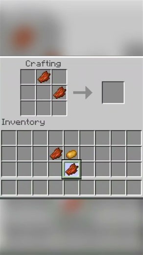 Minecraft poison potato moment #minecraft #youtube #short