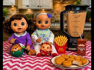 Baby Alive McDonalds Outing With Pumpkin & Angelica!