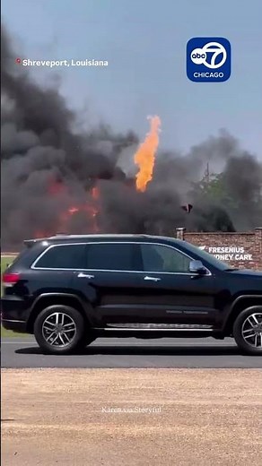 Burning Debris Sent Flying as 'Jesus' Bus Explodes in Ball of Flames