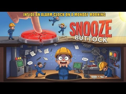 Every Time you hit the snooze button this happens