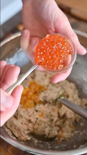 SMOKED TROUT DIP WITH SALMON ROE #recipe