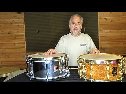 Wood Versus Metal Snare Drum Comparison