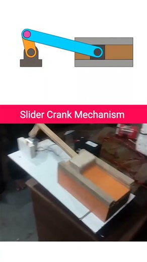 How to Make a Slider Crank Mechanism Project | Simple DIY Engineering Model❓
