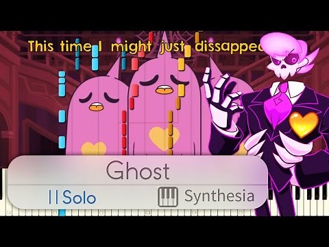 Ghost - Mystery Skulls - |ANIMATED SOLO PIANO COVER W/LYRICS| -- Synthesia HD