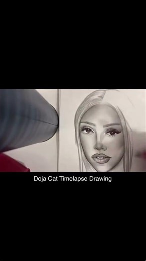 Doja Cat Timelapse Drawing #speedpaintingsexperience #art #drawing #dojacat