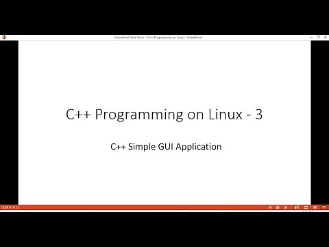 C++ Programming on Linux - Qt Simple GUI Application