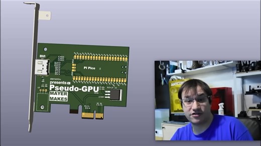 Raspberry Pi PicoでGPUを作る。element14が動画を公開