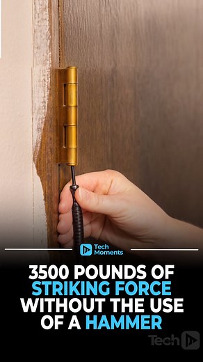 325K views · 5.4K reactions | Link in comments! This Tool Replace Hammer This hammerless tool delivers up to 3500 Pounds of striking force and serves as a safe alternative to mark, cut, punch, start and/or set without the need for a hammer. Credits: @ MayhewTools, KrugerConstruction, hittool & DoresoomReviews / YT @ revivehometips / IG #tech #technology #engineering #innovative #reels | Tech Moments | Facebook