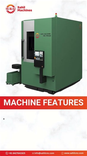 Suraj CNC VTM-600 | Vertical Turn Mill Machine with Live Tooling & Turret | Sahil Machines India