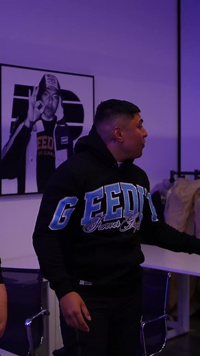Geedup Forever Grateful Team Logo Hoodie - Blue Boy Streetwear