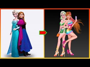 Frozen: Elsa Anna Glow Up - Disney Princesses Transformation