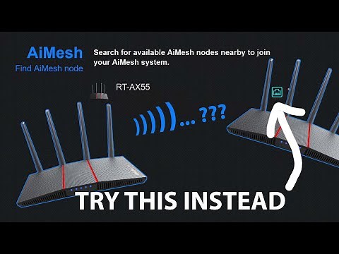 Asus Aimesh setup cannot find or add node? Try this instead if it's not connecting
