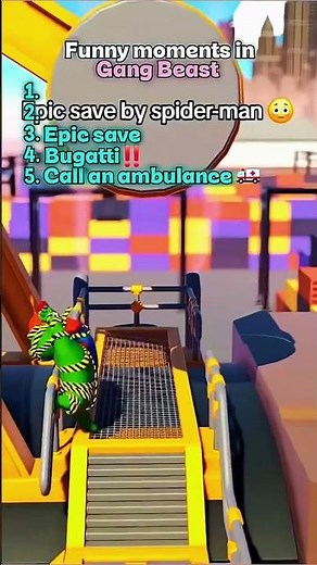 Ranking best Gang Beast clips #gangbeasts #funny