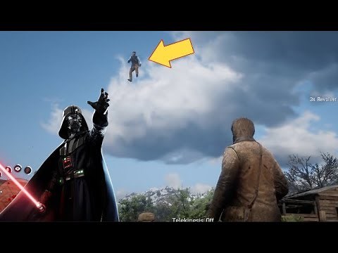 Star Wars Darth Vader Powers In Red Dead Redemption 2 Mod
