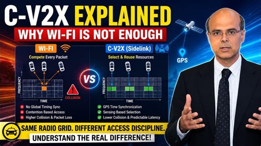 C-V2X Explained Simply: Why WiFi Cannot Reliably Handle Vehicle Safety Communication | Parag Kar