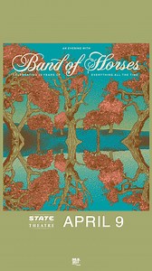 Band of Horses celebrate the 20th anniversary of their first album Everything All The Time with performances of the album in full a special second set full of other hits, fan favorites, and whatever else they feel like playing that night - April 9 at the State Theatre. | Band of Horses